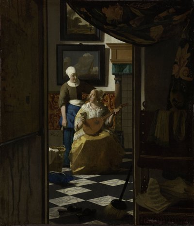 The Love Letter by Jan Vermeer van Delft